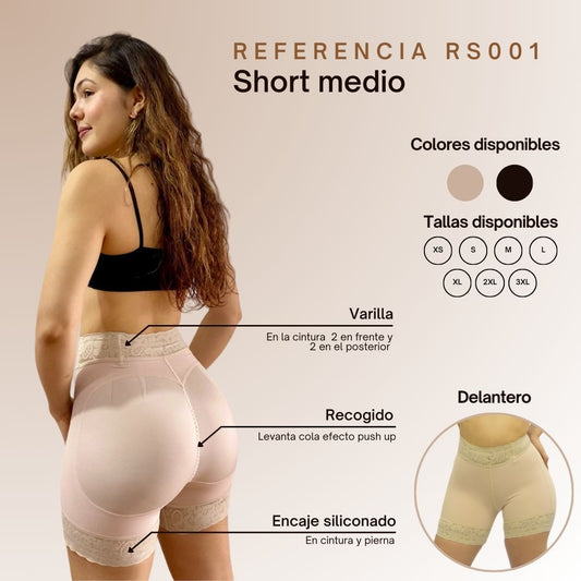 pantalones cortos de modelado