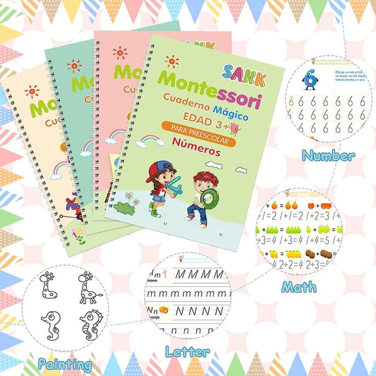 Set Libros Montessori Spanish Mágicos